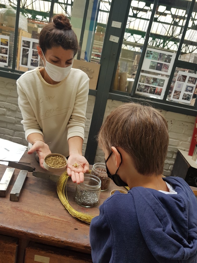 Visite avec atelier créatif pour les enfants